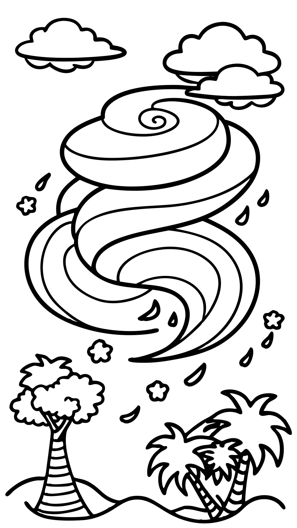 hurricane coloring pages